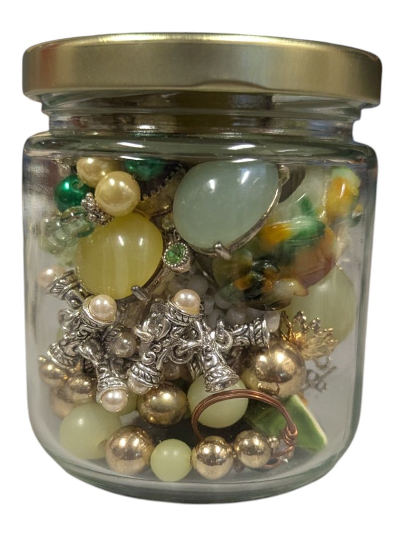 Tidal Treasures Curated Costume Jewelry Jar