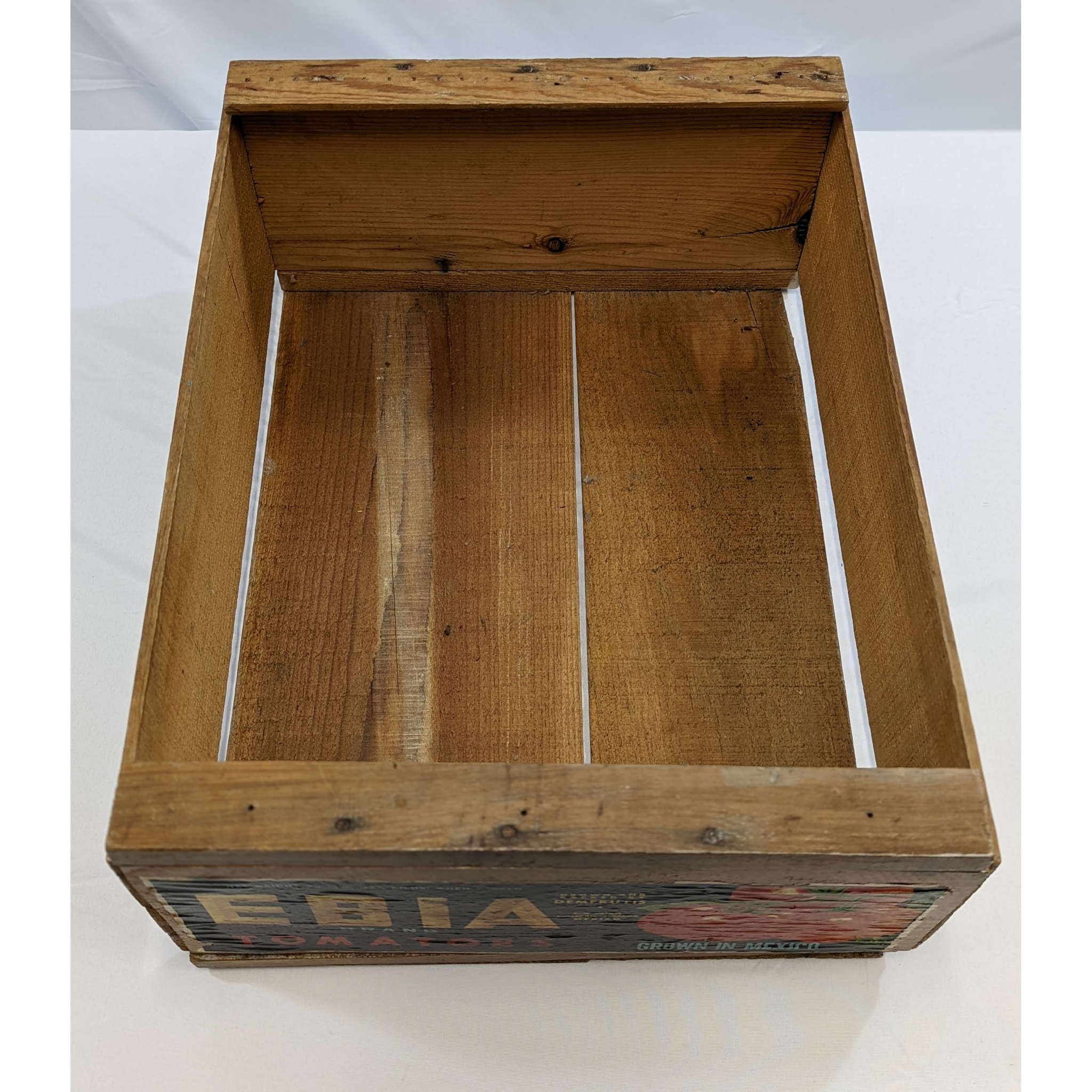 Wooden EBIA Antique Tomato Crate Furniture & Home Decor KW Consignment Inc. 73.69