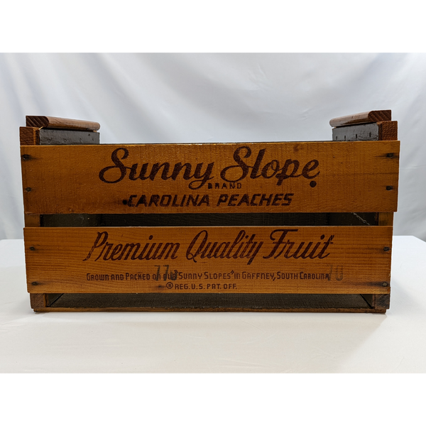 Wooden Sunny Slope Carolina Peaches Crates Furniture & Home Decor KW Consignment Inc. 156.94