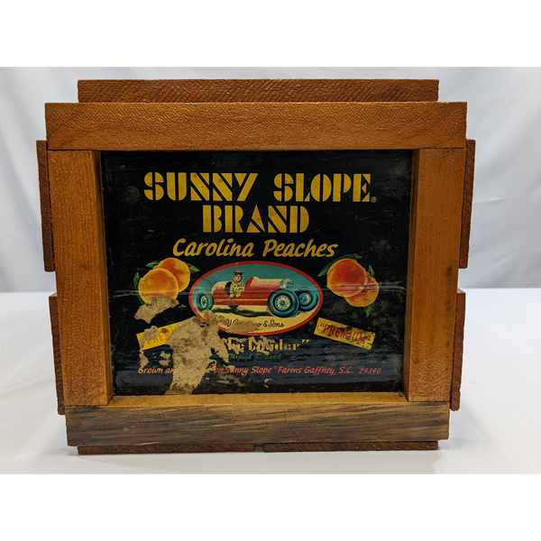 Wooden Sunny Slope Carolina Peaches Crates Furniture & Home Decor KW Consignment Inc. 156.94