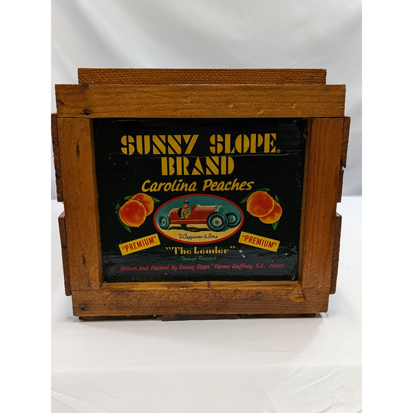 Wooden Sunny Slope Carolina Peaches Crates Furniture & Home Decor KW Consignment Inc. 156.94