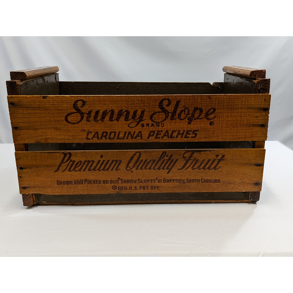 Wooden Sunny Slope Carolina Peaches Crates Furniture & Home Decor KW Consignment Inc. 156.94