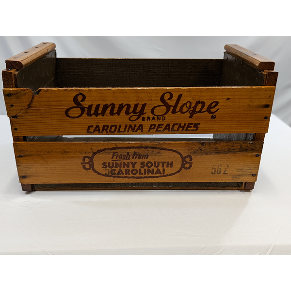 Wooden Sunny Slope Carolina Peaches Crates Furniture & Home Decor KW Consignment Inc. 156.94