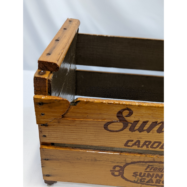 Wooden Sunny Slope Carolina Peaches Crates Furniture & Home Decor KW Consignment Inc. 156.94