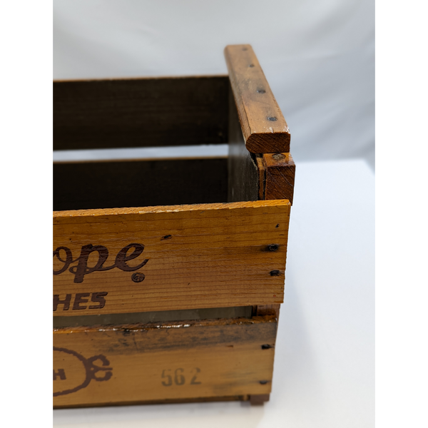 Wooden Sunny Slope Carolina Peaches Crates Furniture & Home Decor KW Consignment Inc. 156.94