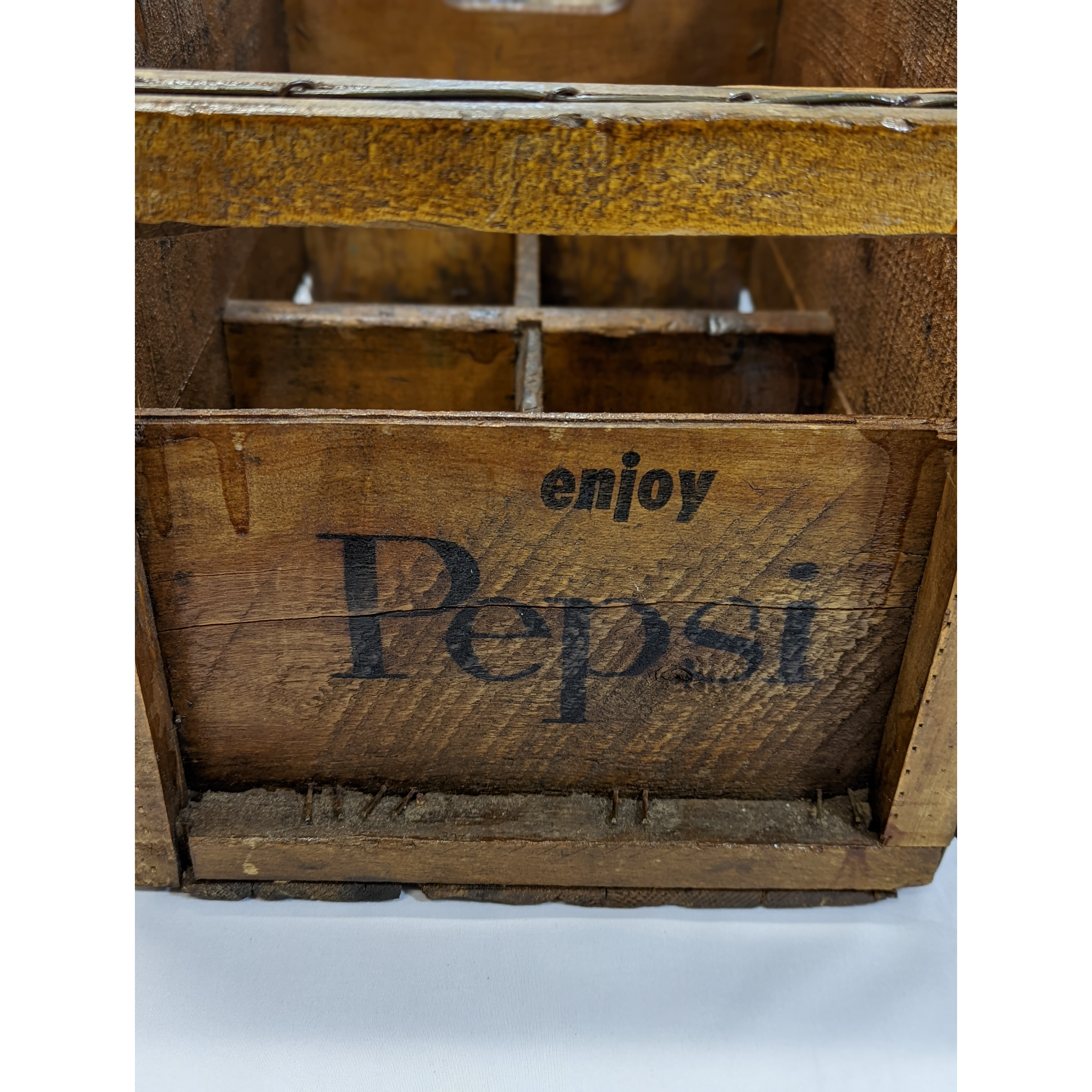 Wooden Pepsi-Cola Pop Bottle Crate Furniture & Home Decor KW Consignment Inc. 215.25