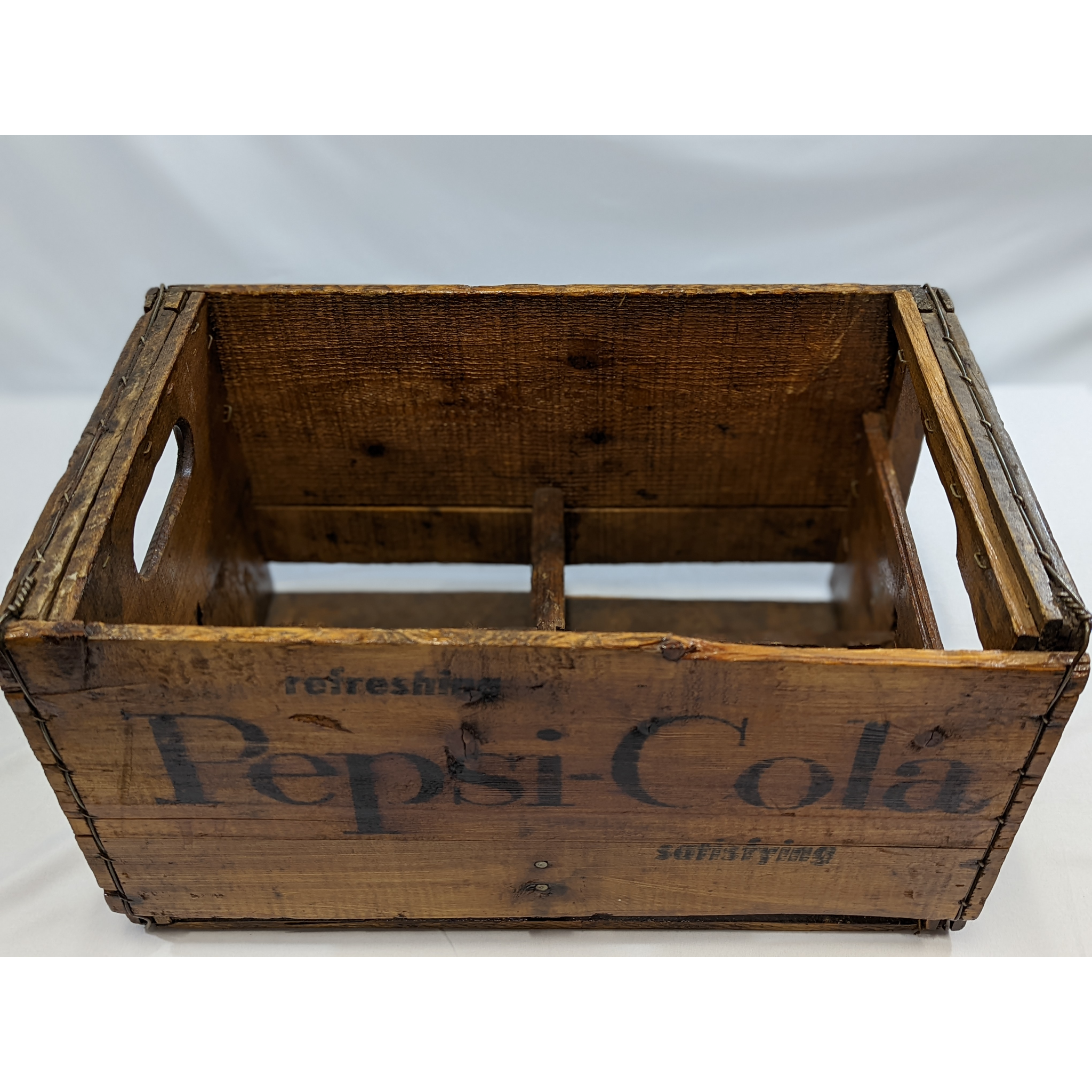Wooden Pepsi-Cola Pop Bottle Crate Furniture & Home Decor KW Consignment Inc. 215.25