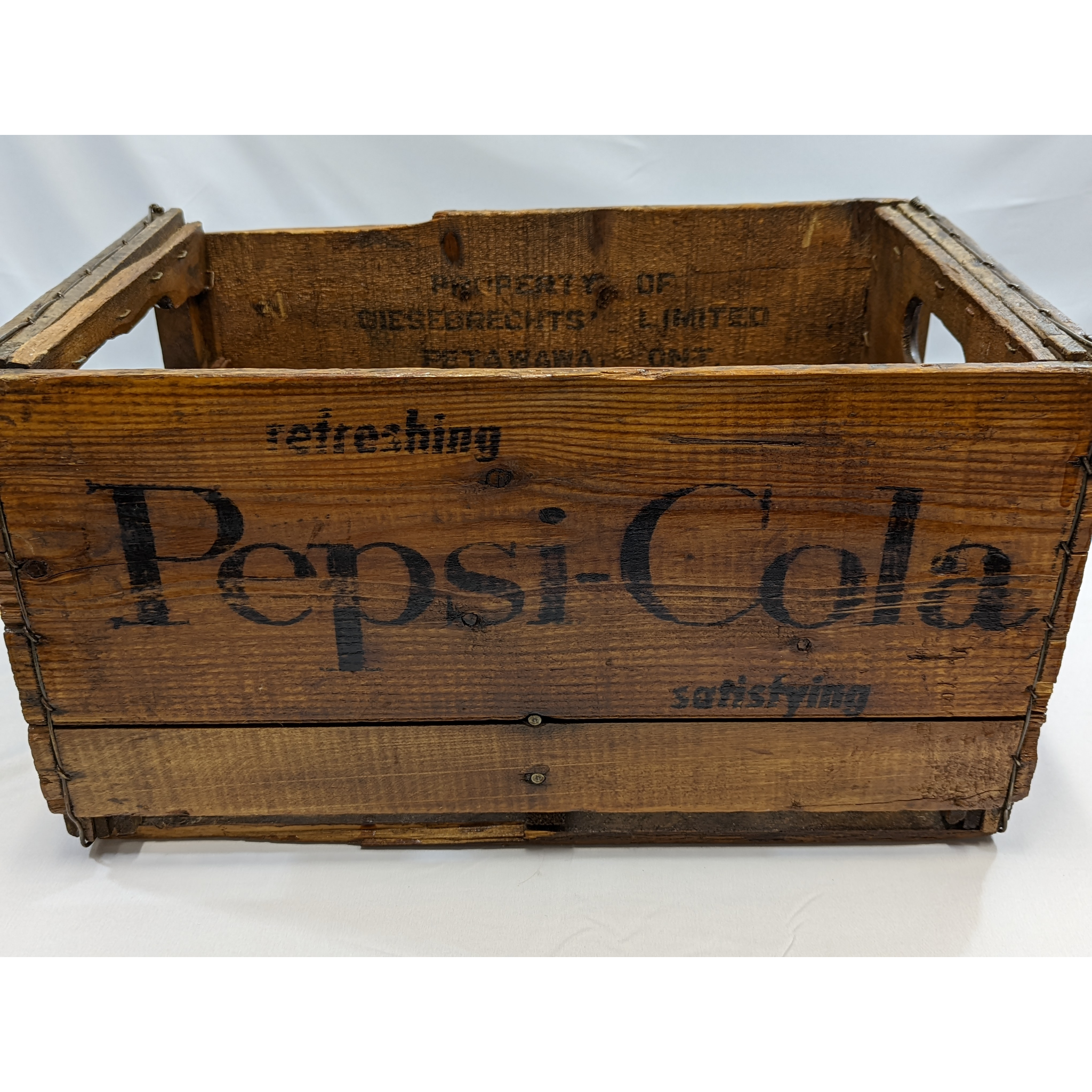 Wooden Pepsi-Cola Pop Bottle Crate Furniture & Home Decor KW Consignment Inc. 215.25