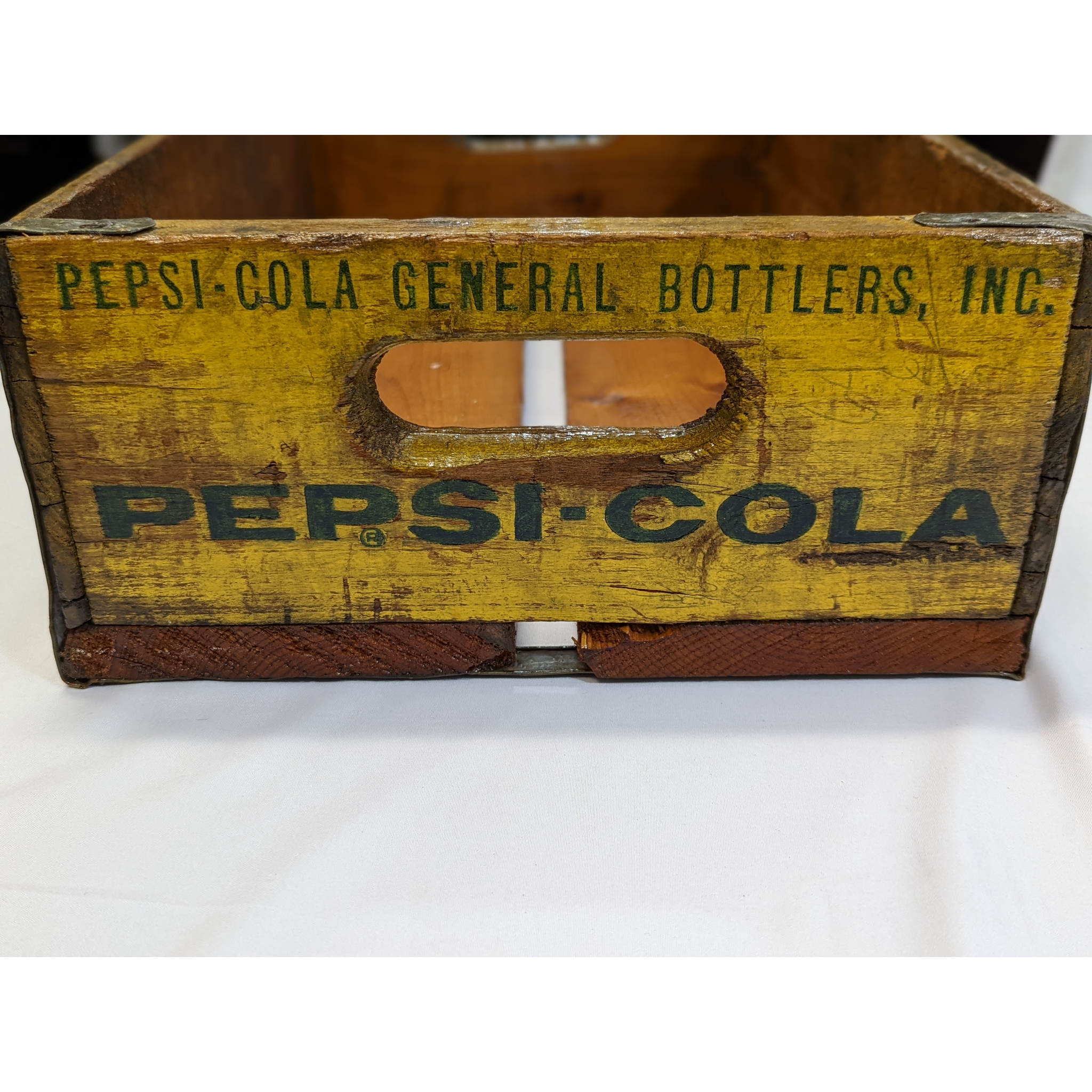 Yellow Pepsi Vintage Crate Furniture & Home Decor KW Consignment Inc. 42.97