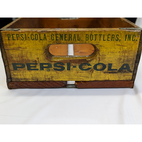 Yellow Pepsi Vintage Crate Furniture & Home Decor KW Consignment Inc. 42.97
