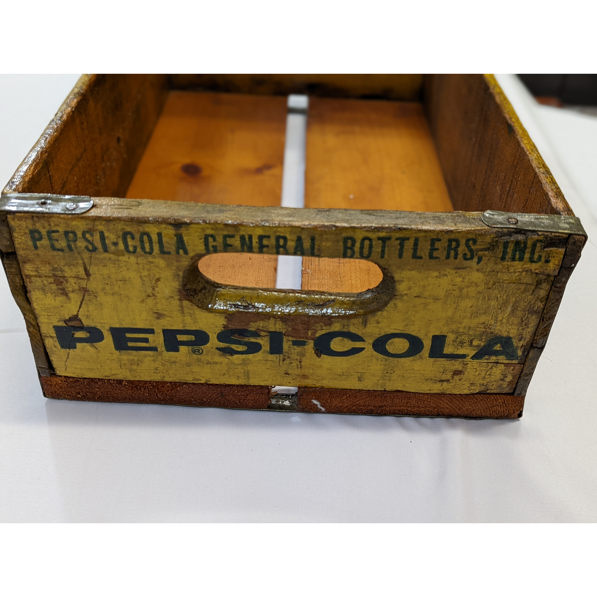 Yellow Pepsi Vintage Crate Furniture & Home Decor KW Consignment Inc. 42.97