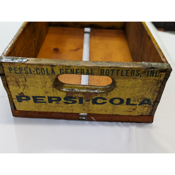 Yellow Pepsi Vintage Crate Furniture & Home Decor KW Consignment Inc. 42.97