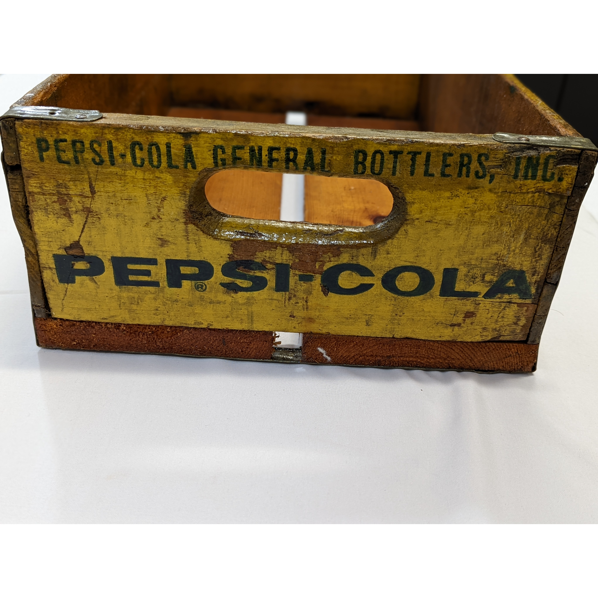Yellow Pepsi Vintage Crate Furniture & Home Decor KW Consignment Inc. 42.97