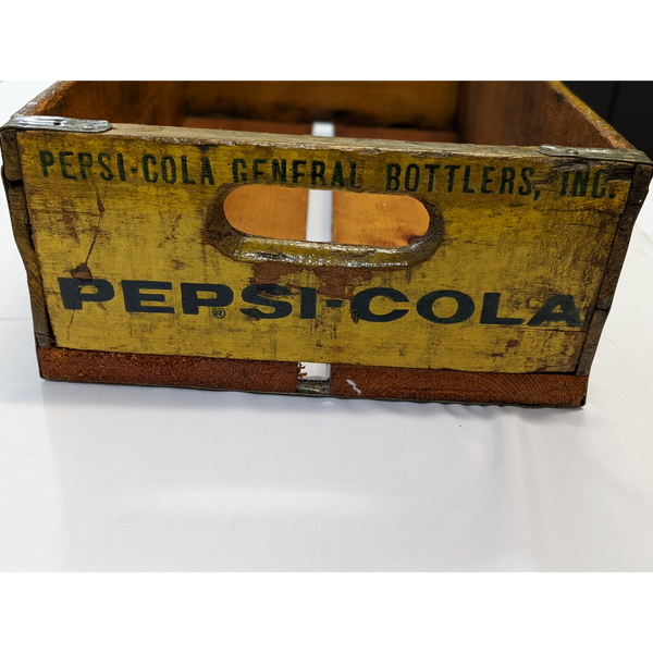Yellow Pepsi Vintage Crate Furniture & Home Decor KW Consignment Inc. 42.97