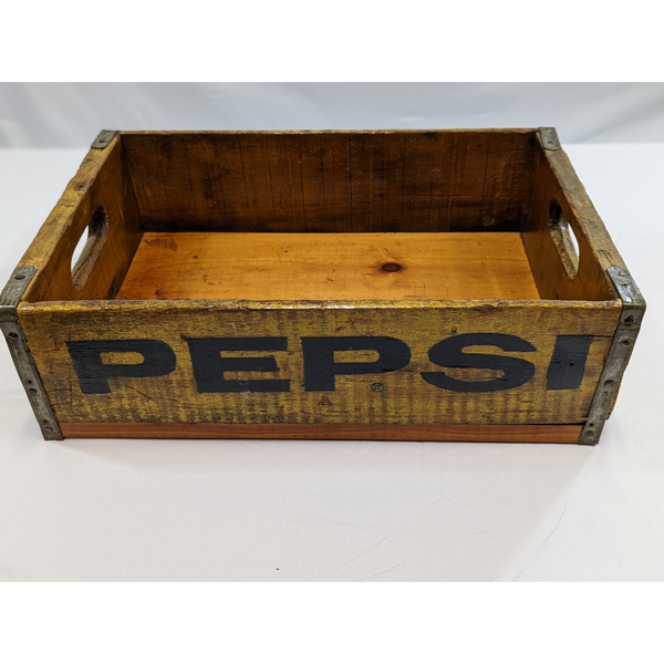 Yellow Pepsi Vintage Crate Furniture & Home Decor KW Consignment Inc. 42.97