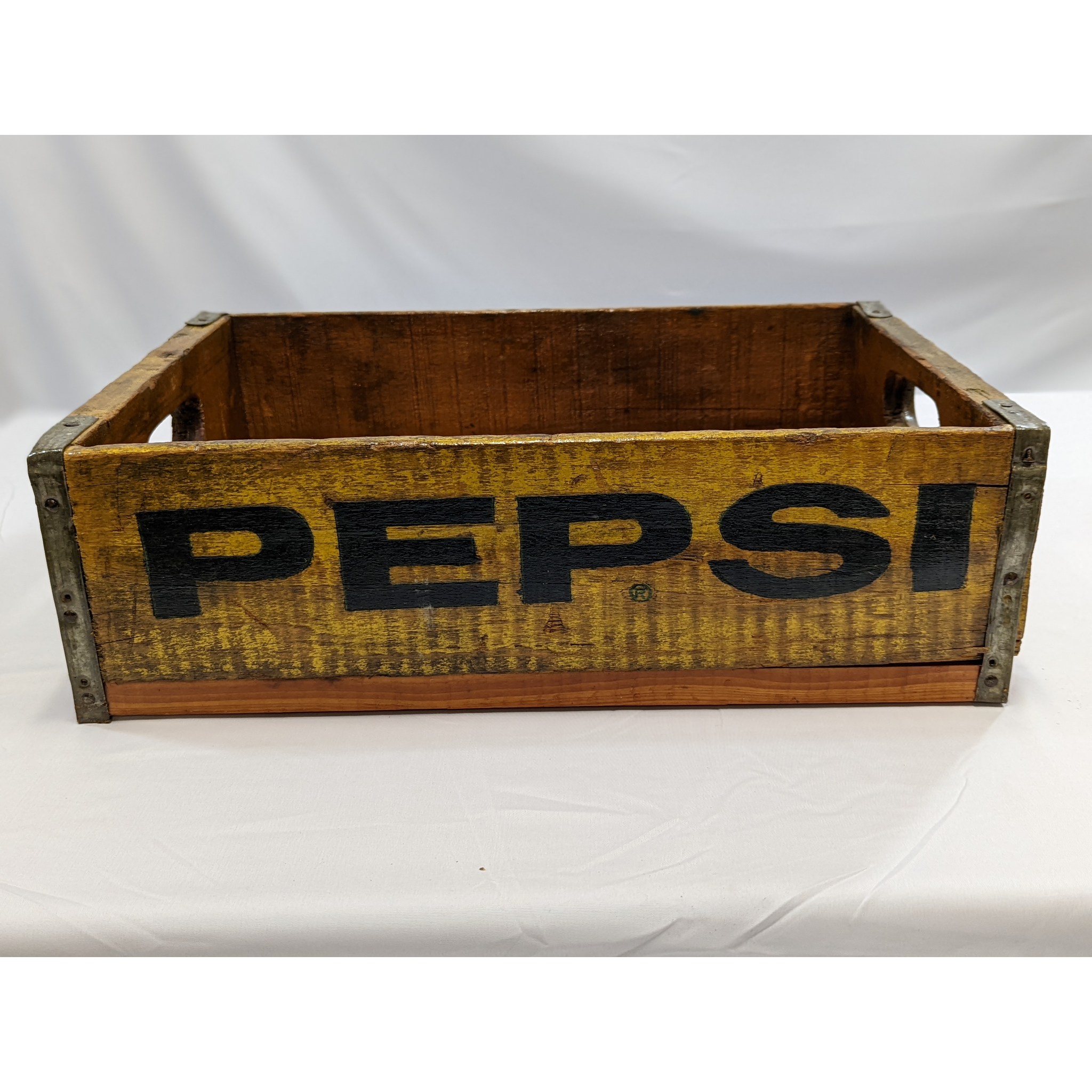 Yellow Pepsi Vintage Crate Furniture & Home Decor KW Consignment Inc. 42.97
