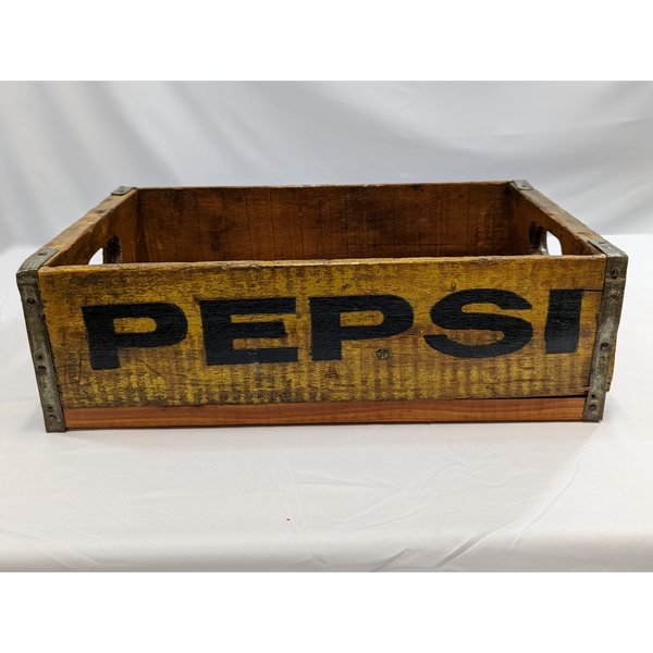 Yellow Pepsi Vintage Crate Furniture & Home Decor KW Consignment Inc. 42.97