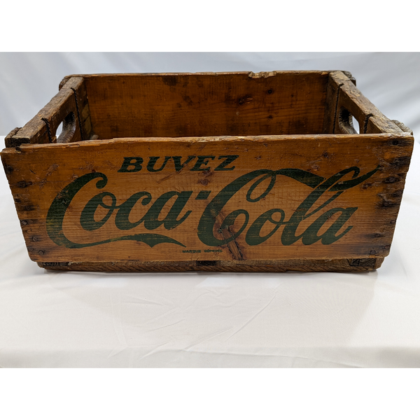 Coca-Cola Vintage Wooden Crate Furniture & Home Decor KW Consignment Inc. 89.99