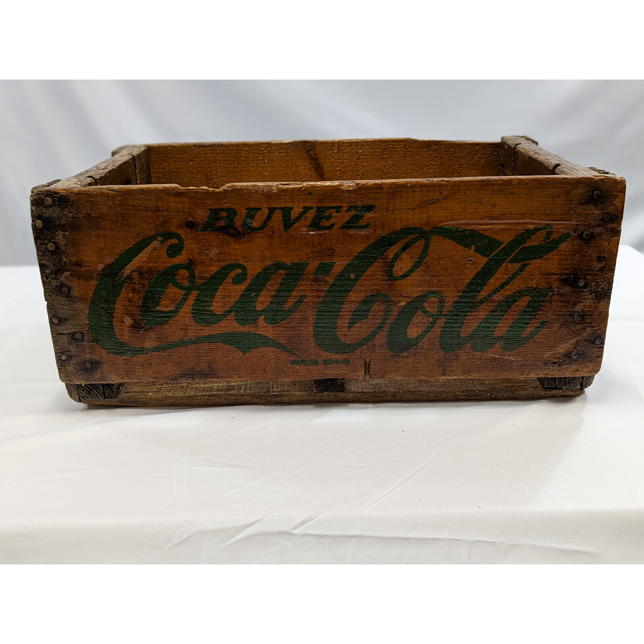 Coca-Cola Vintage Wooden Crate Furniture & Home Decor KW Consignment Inc. 89.99