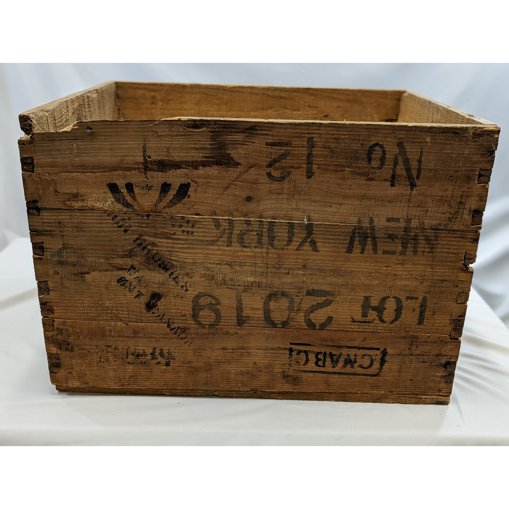 Vintage Wooden Shipping Crate Furniture & Home Decor KW Consignment Inc. 59.20