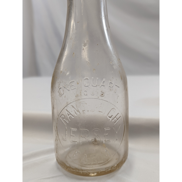 Vintage Randleigh Milk Bottle Furniture & Home Decor KW Consignment Inc. 31.25