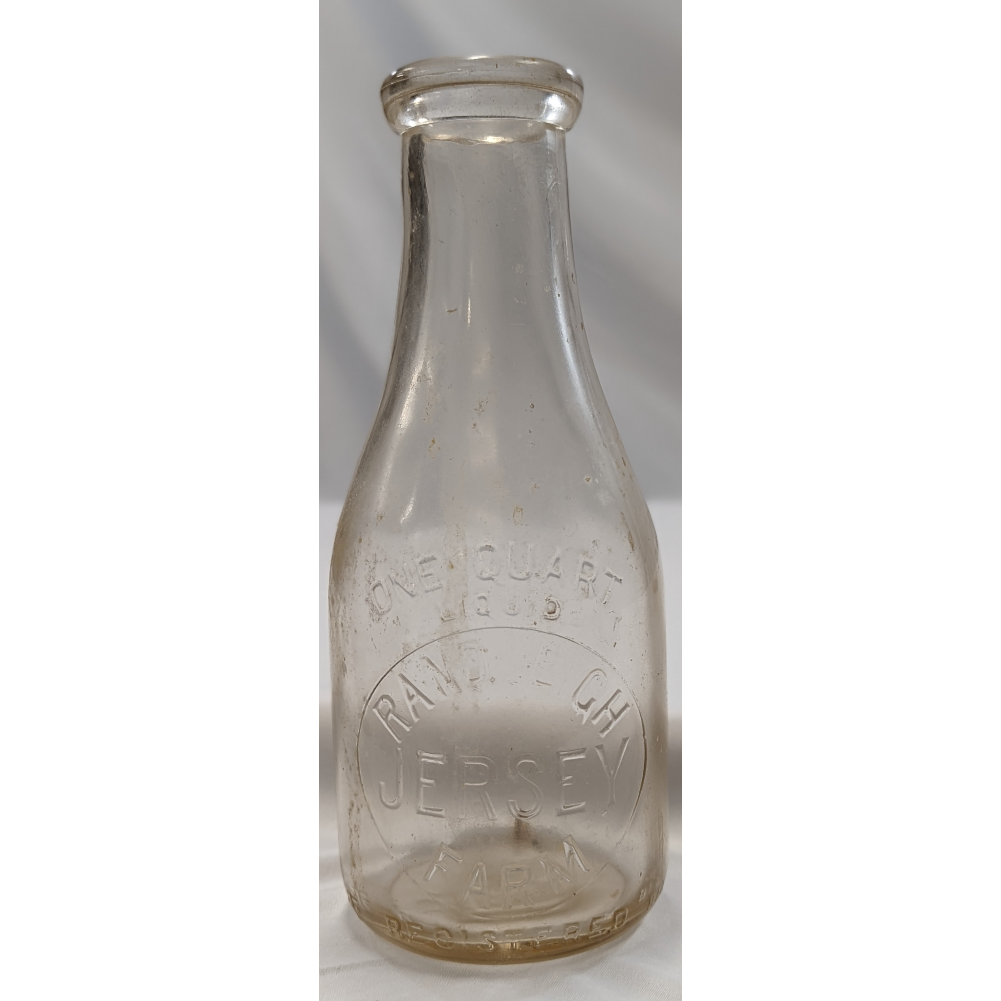 Vintage Randleigh Milk Bottle Furniture & Home Decor KW Consignment Inc. 31.25
