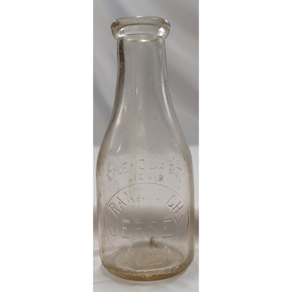 Vintage Randleigh Milk Bottle Furniture & Home Decor KW Consignment Inc. 31.25