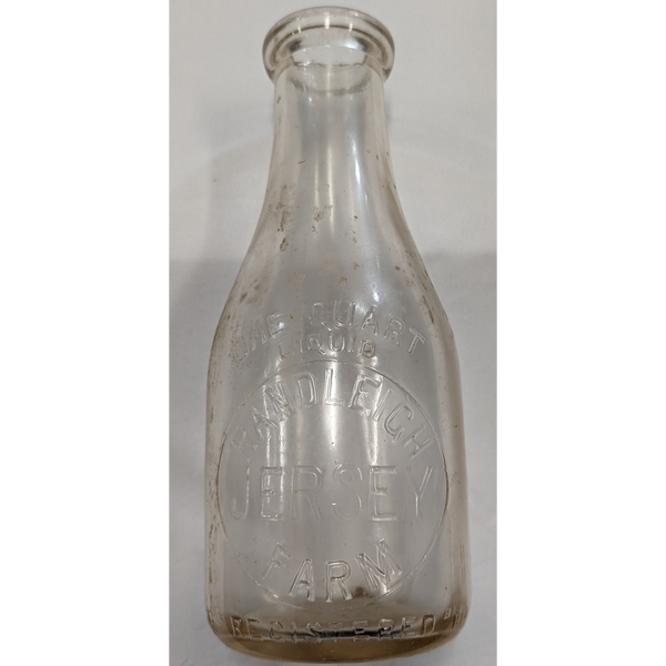 Vintage Randleigh Milk Bottle Furniture & Home Decor KW Consignment Inc. 31.25