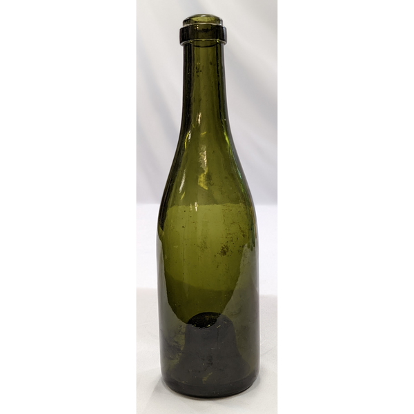 Vintage Dark Green Wine Bottle Furniture & Home Decor KW Consignment Inc. 35.62