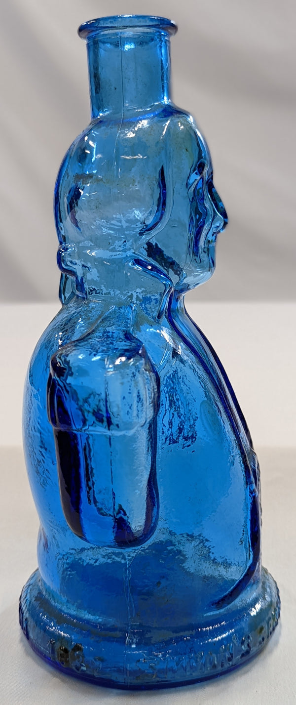 Vintage Blue General Washington Bottle Furniture & Home Decor KW Consignment Inc. 32.89