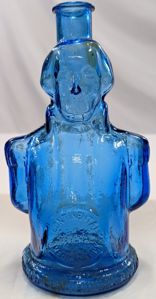 Vintage Blue General Washington Bottle Furniture & Home Decor KW Consignment Inc. 32.89
