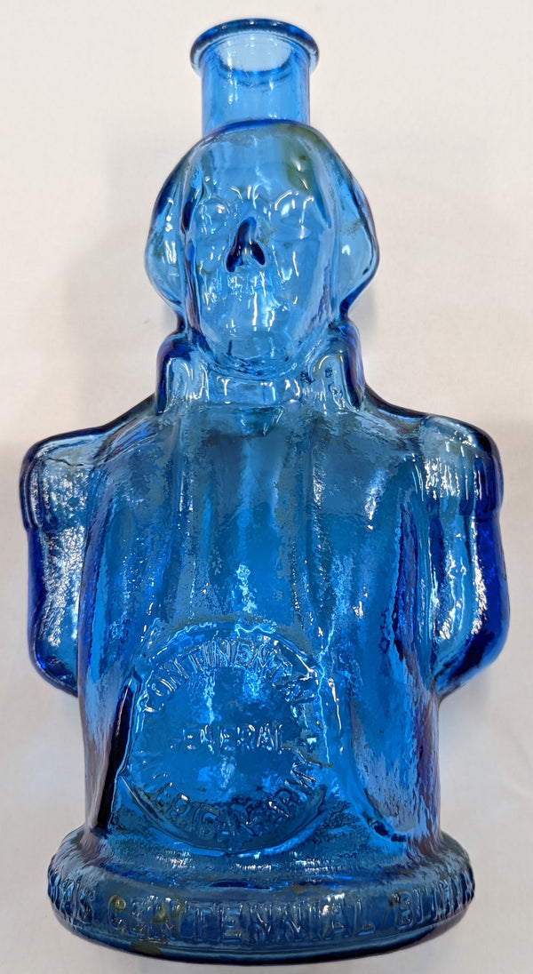 Vintage Blue General Washington Bottle Furniture & Home Decor KW Consignment Inc. 32.89
