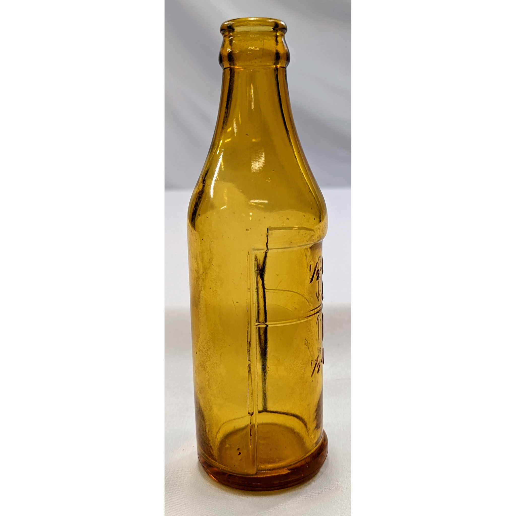 Vintage Amber 1/2 Cup Measuring Bottle Furniture & Home Decor KW Consignment Inc. 22.99