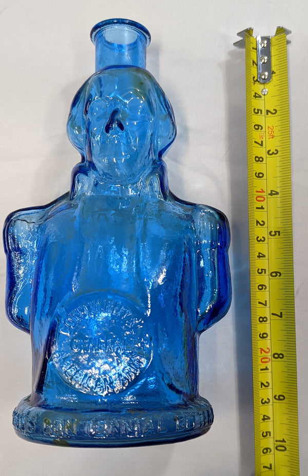 Vintage Blue General Washington Bottle Furniture & Home Decor KW Consignment Inc. 32.89