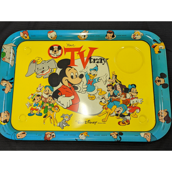 Rare Vintage 1950's Walt Disney TV Tray Furniture & Home Decor KW Consignment Inc. 219.00