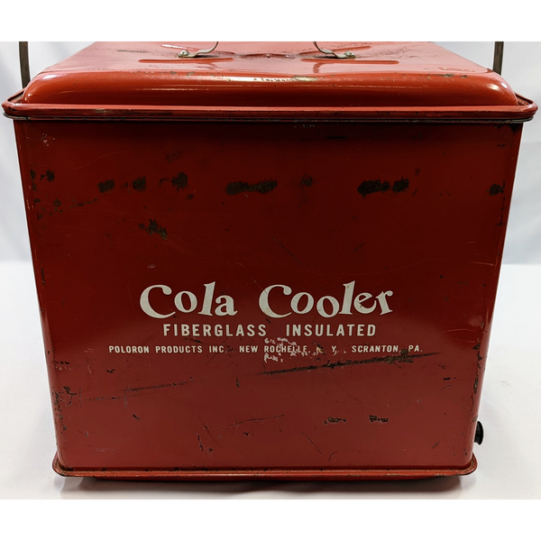 Red Coca-Cola Fiberglass Insulated Cooler Unique Finds KW Consignment Inc. 165.99