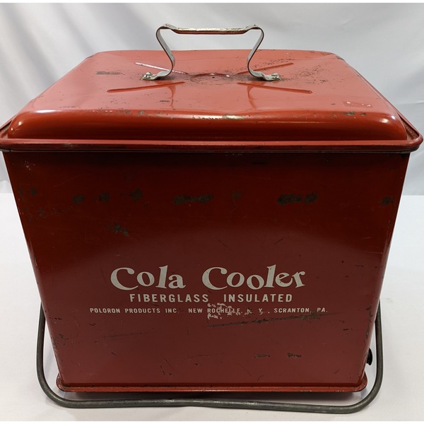 Red Coca-Cola Fiberglass Insulated Cooler Unique Finds KW Consignment Inc. 165.99