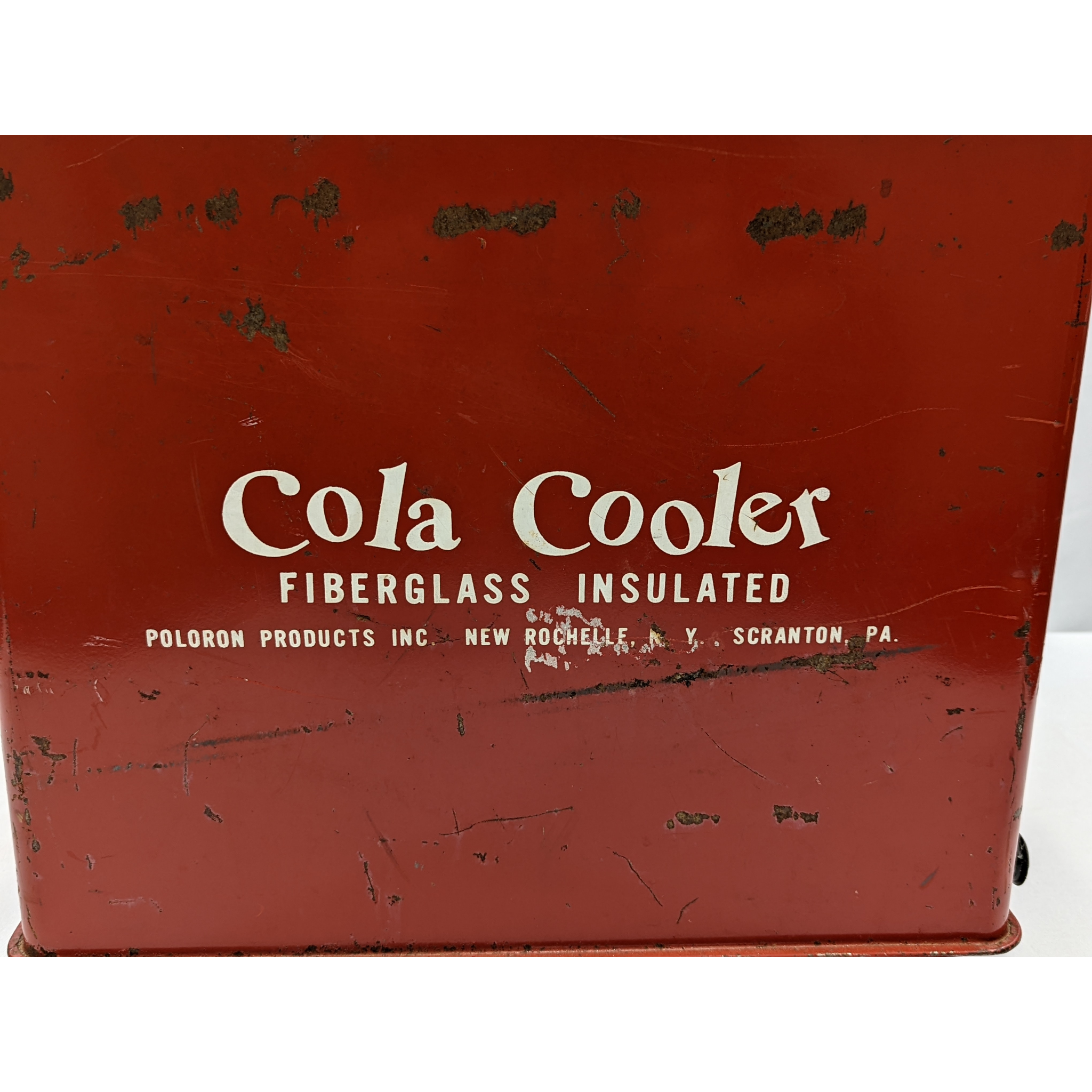 Red Coca-Cola Fiberglass Insulated Cooler Unique Finds KW Consignment Inc. 165.99