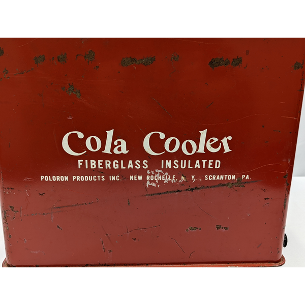 Red Coca-Cola Fiberglass Insulated Cooler Unique Finds KW Consignment Inc. 165.99