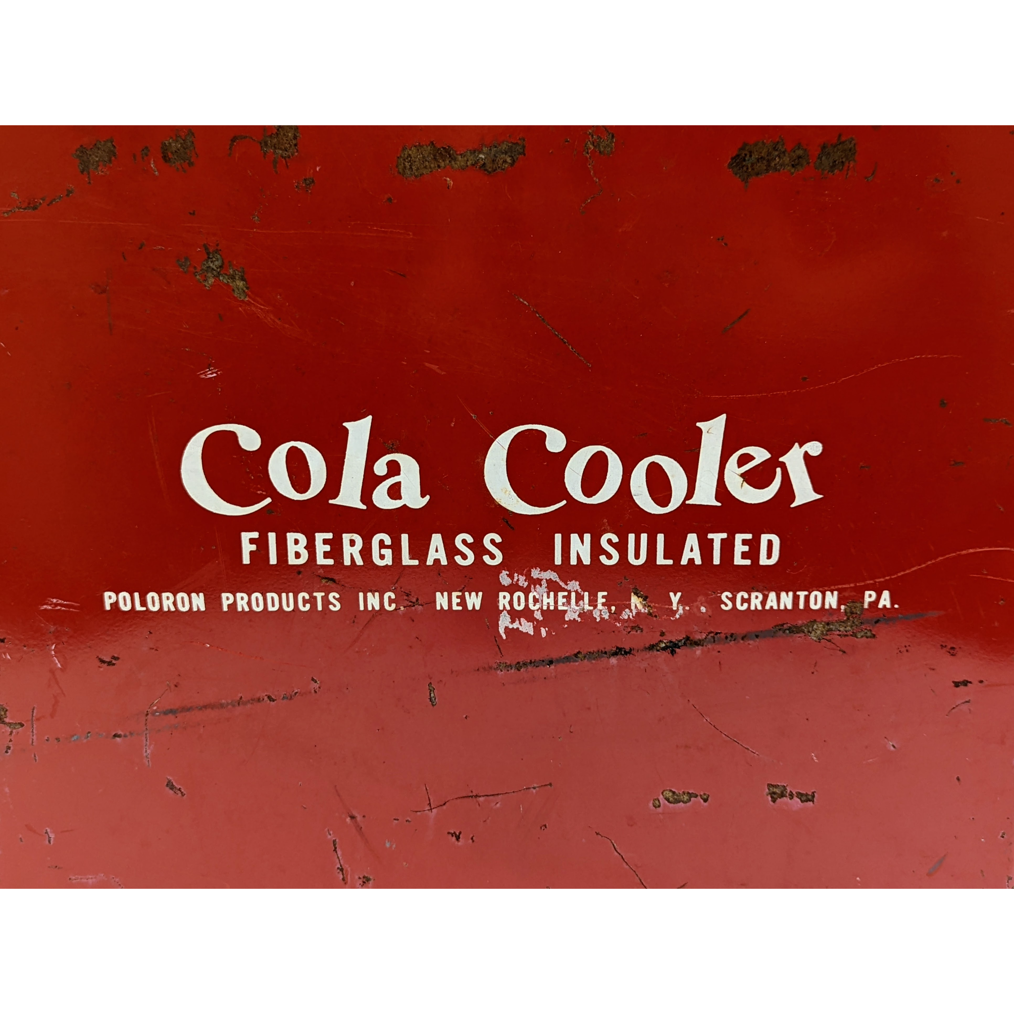 Red Coca-Cola Fiberglass Insulated Cooler Unique Finds KW Consignment Inc. 165.99