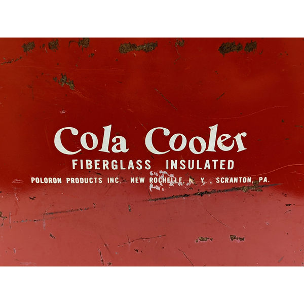 Red Coca-Cola Fiberglass Insulated Cooler Unique Finds KW Consignment Inc. 165.99
