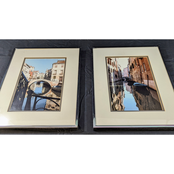 Set of 2 Canal Framed Photos Furniture & Home Decor KW Consignment Inc. 50.00