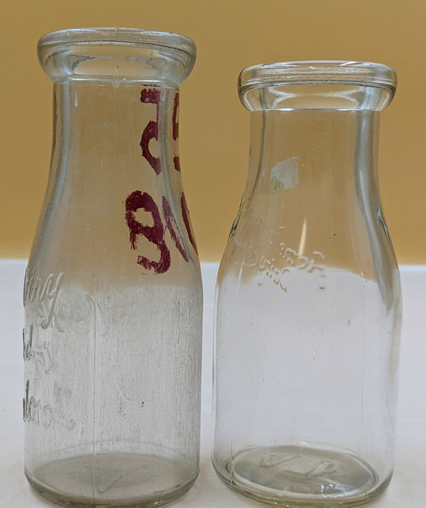 Set of 2 Acme Dairy Bottles Furniture & Home Decor KW Consignment Inc. 15.00