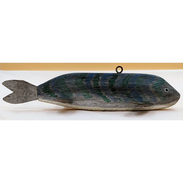 Vintage Handmade Tin & Painted Fish Decoy Furniture & Home Decor KW Consignment Inc. 155.00