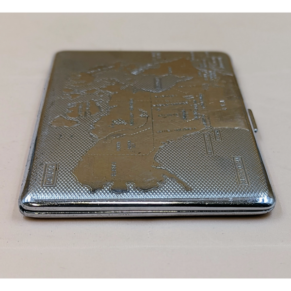 Vintage Cigarette Case with Map of Canada Furniture & Home Decor KW Consignment Inc. 125.00