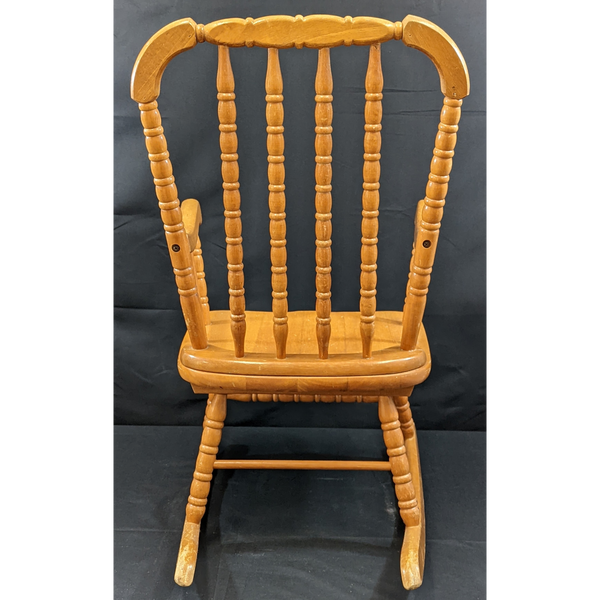 Vintage Jenny Lind Style Wooden Rocking Chair Furniture & Home Decor KW Consignment Inc. 200.00