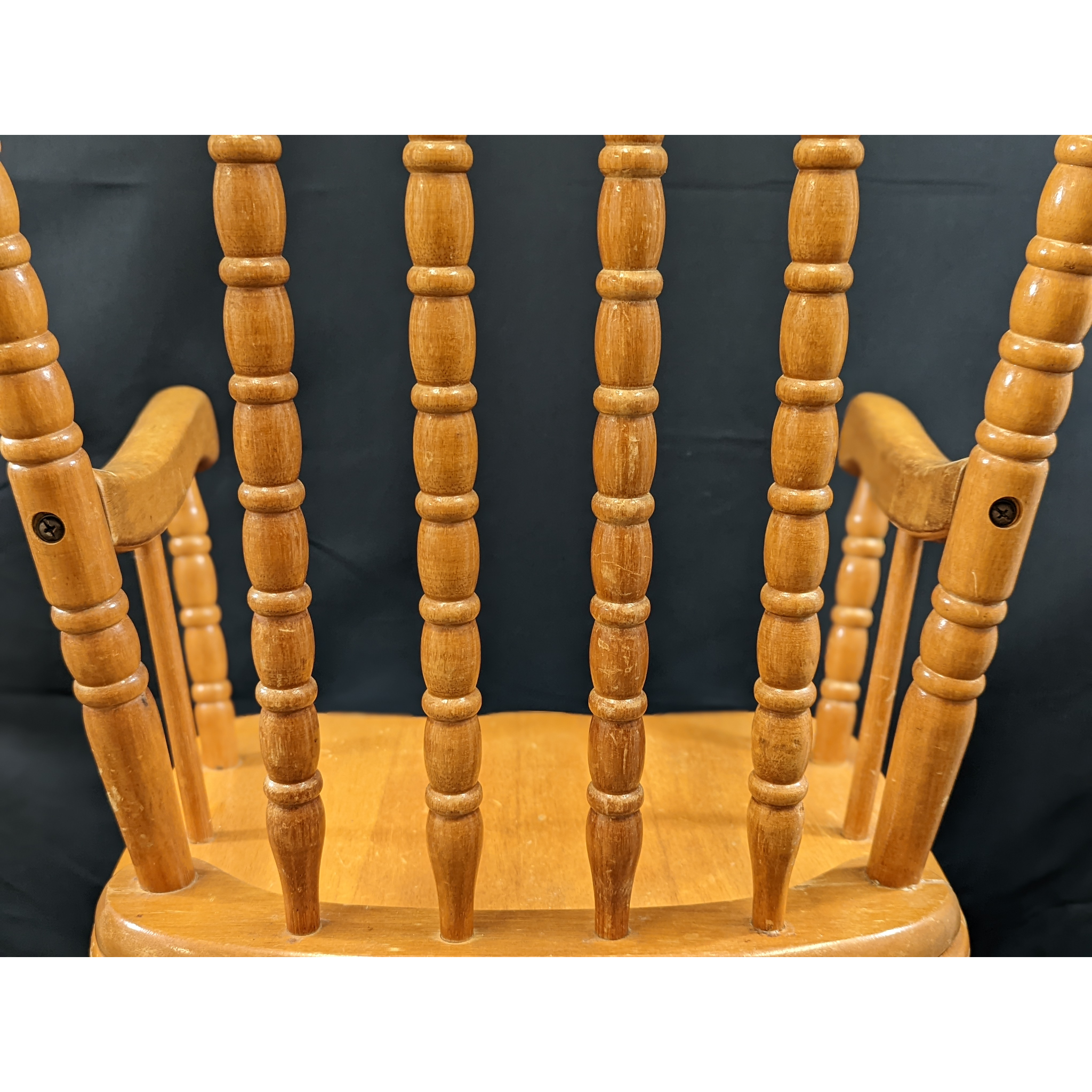 Vintage Jenny Lind Style Wooden Rocking Chair Furniture & Home Decor KW Consignment Inc. 200.00