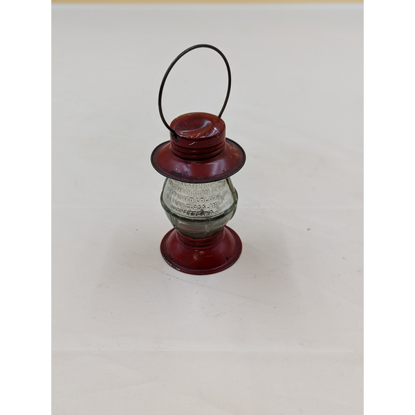 Vintage Red Lantern Candy Container Jeannette PA Furniture & Home Decor KW Consignment Inc. 22.50