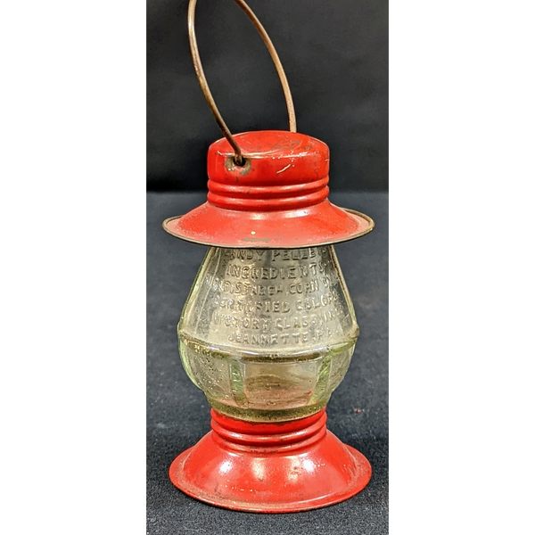 Vintage Red Lantern Candy Container Jeannette PA Furniture & Home Decor KW Consignment Inc. 22.50