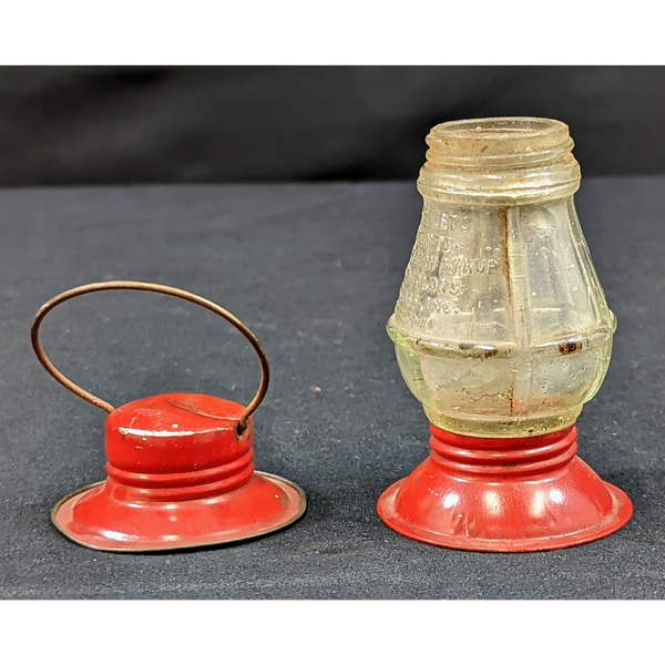 Vintage Red Lantern Candy Container Jeannette PA Furniture & Home Decor KW Consignment Inc. 22.50